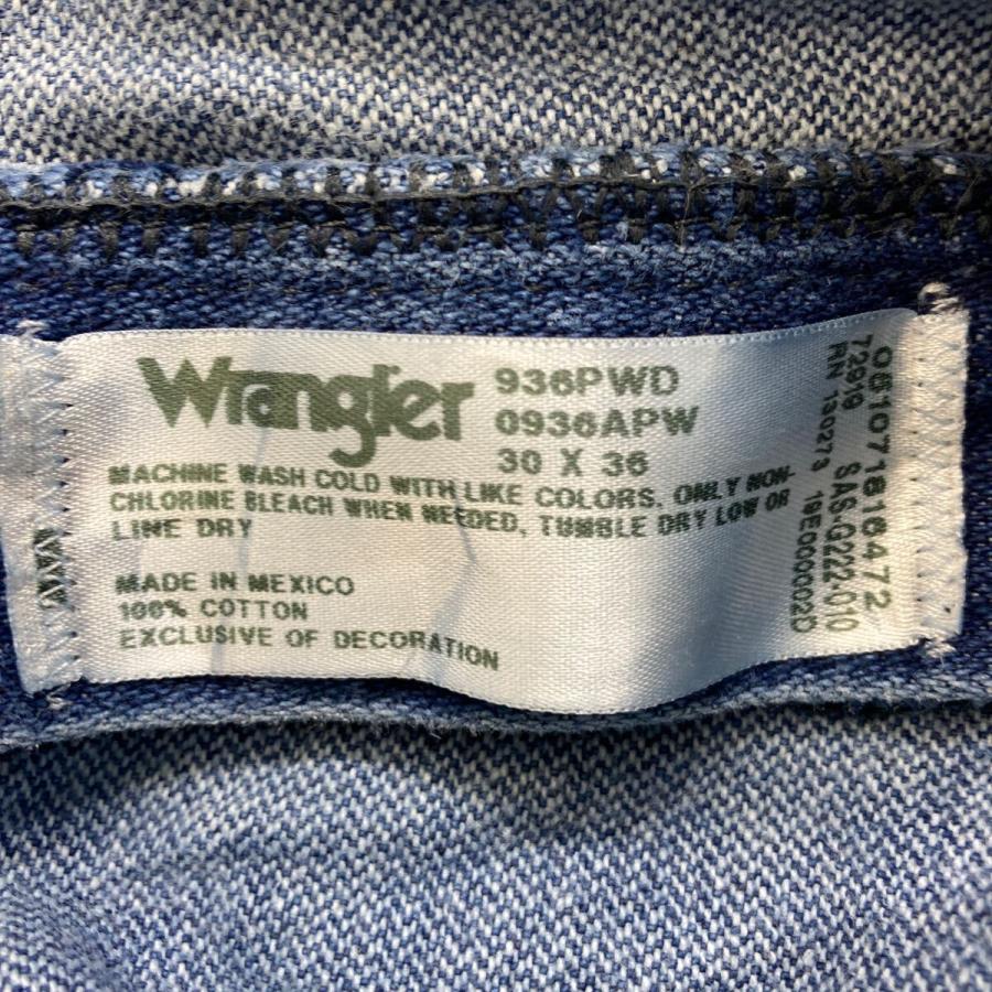 【✨専用】USA製 wrangler タイプ デニムパンツ W30 Wrangler デニムパンツ W30 ブルー ラングラー ジップアップ メキシコ