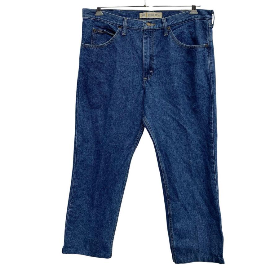 Lee デニムパンツ W38 ブルー リー ジップアップ メキシコ製 ビッグ 