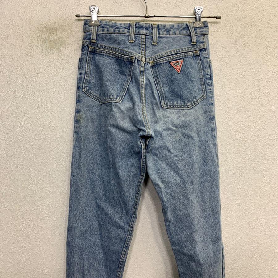 GUESS デニムパンツ W28 ライトブルー ゲス ジップアップ 90s ジーンズ