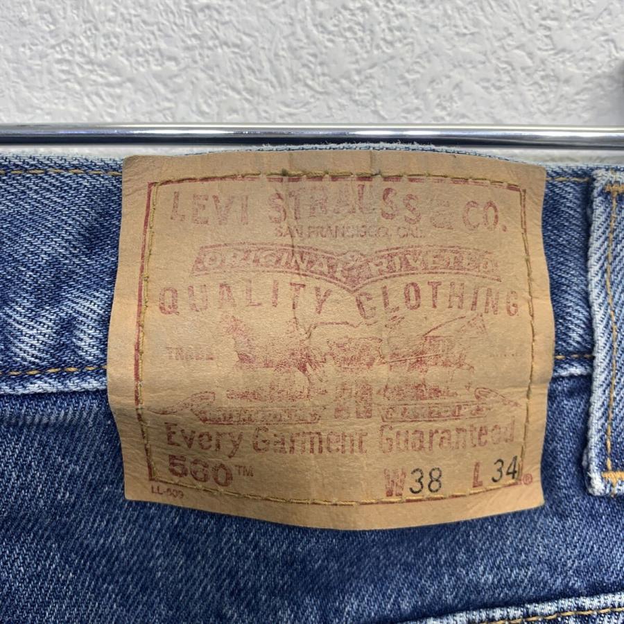 Levi's 560 デニムパンツ W38 インディゴブルー リーバイス ジップ