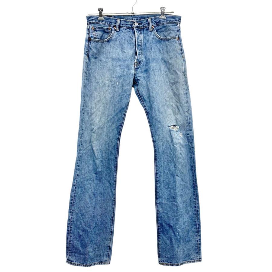 Levi's 501 デニムパンツ W33 アイスブルー リーバイス ボタンフライ