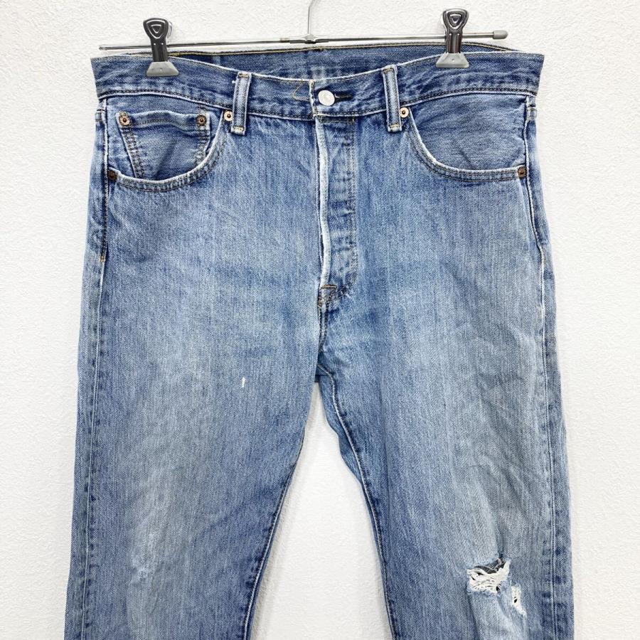 Levi's 501 デニムパンツ W33 アイスブルー リーバイス ボタンフライ