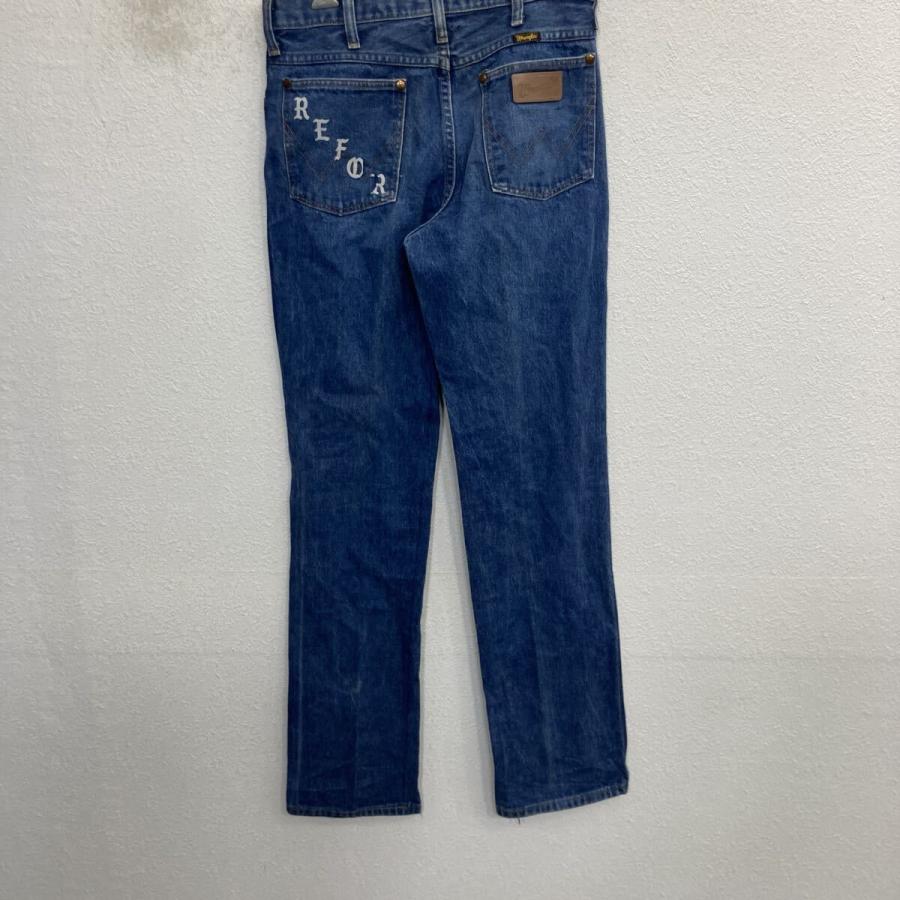 Wrangler デニムパンツ W30 ブルー ラングラー ジップアップ