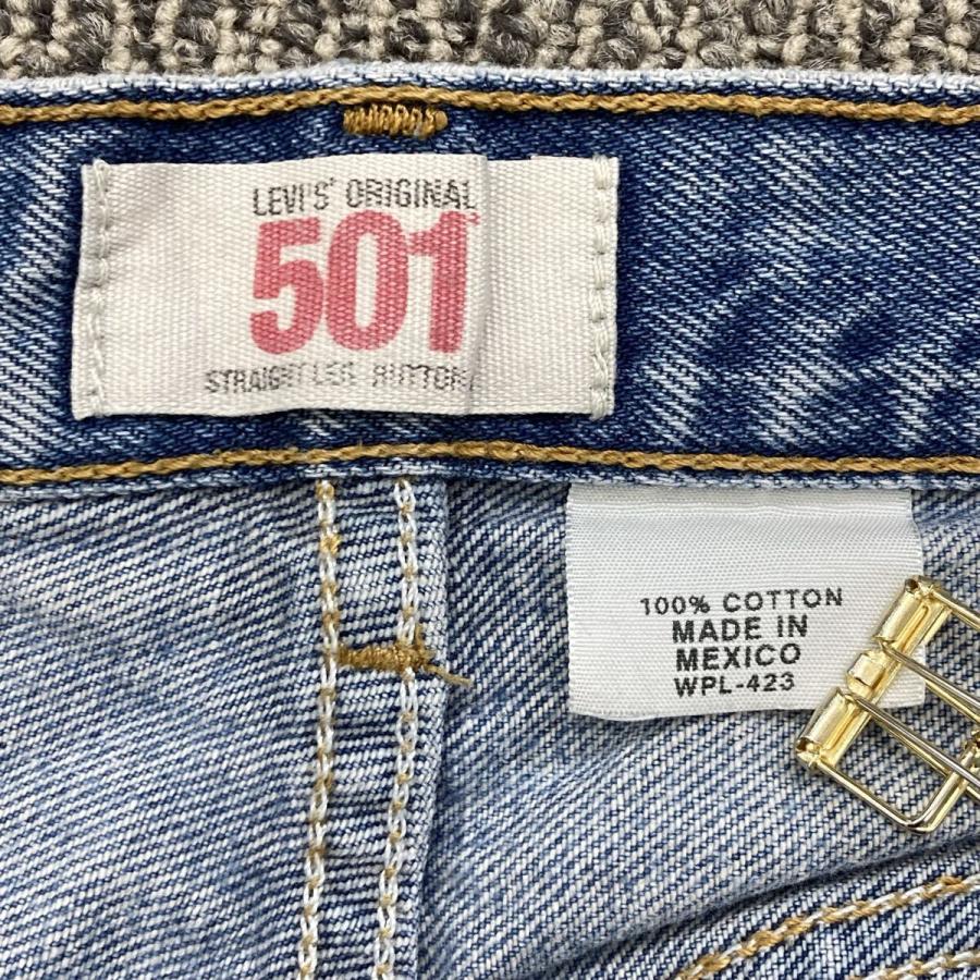 Levi's 501 デニムパンツ W34 アイスブルー リーバイス ボタンフライ