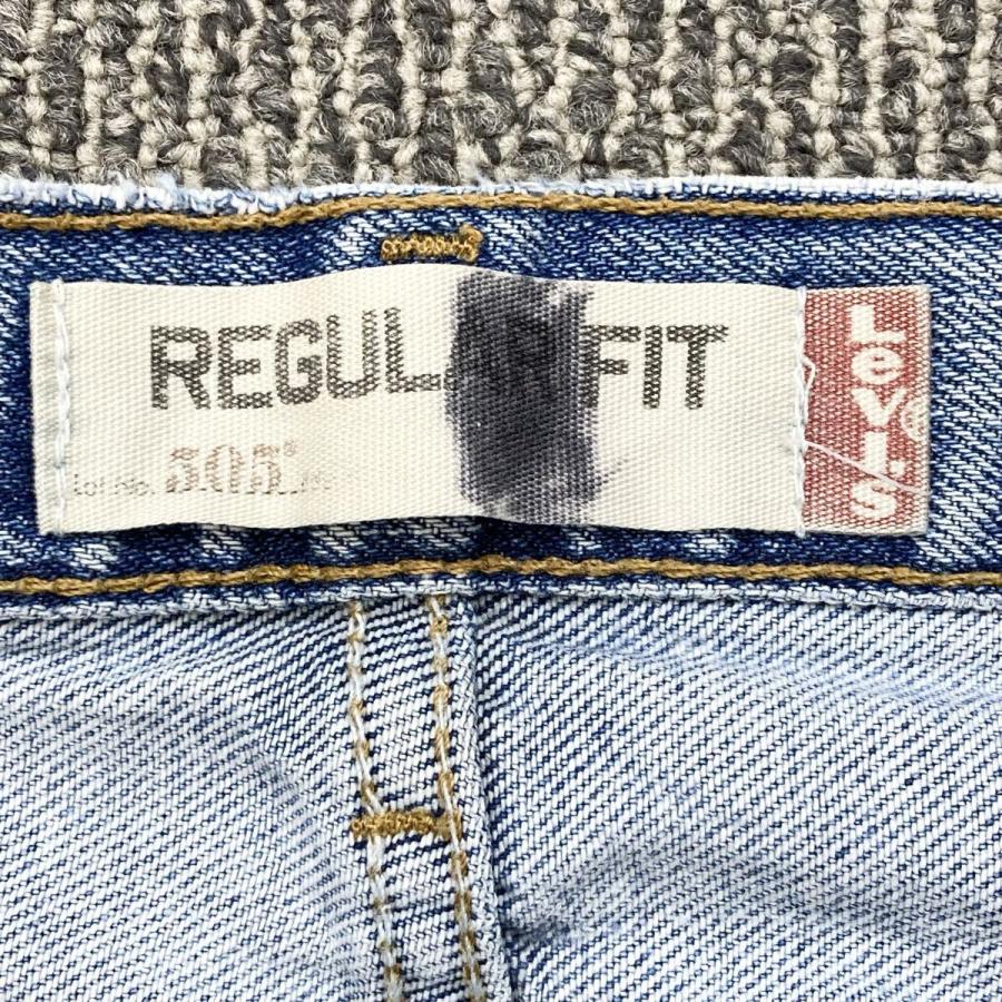 Levi's 505 デニムパンツ W33 アイスブルー リーバイス ジップフライ