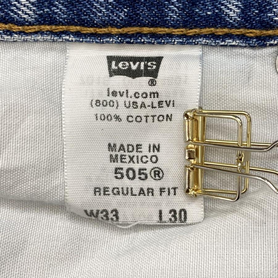 Levi's 505 デニムパンツ W33 アイスブルー リーバイス ジップフライ