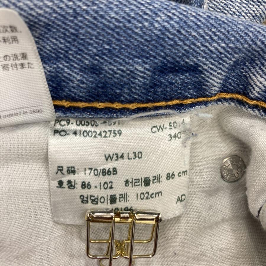 Levi's 505 デニムパンツ W34 インディゴブルー リーバイス ジップ