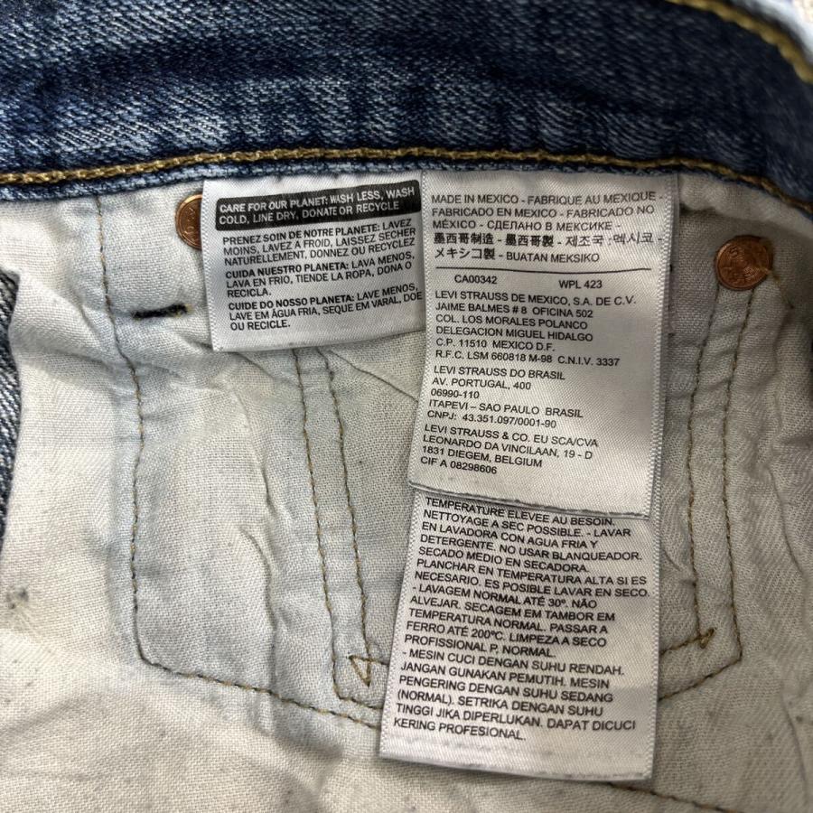 Levi's 501 デニムパンツ W32 インディゴブルー リーバイス メキシコ製