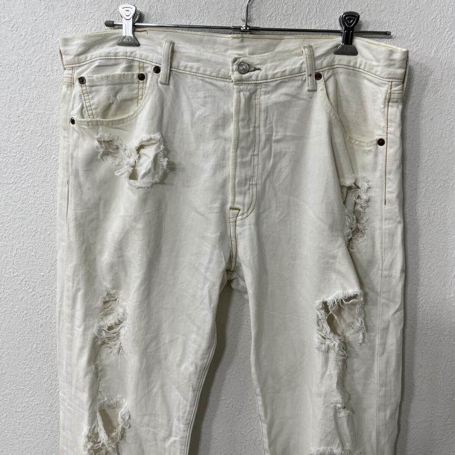 Levi's 501 デニムパンツ W36 ホワイト リーバイス メキシコ製 ボタン