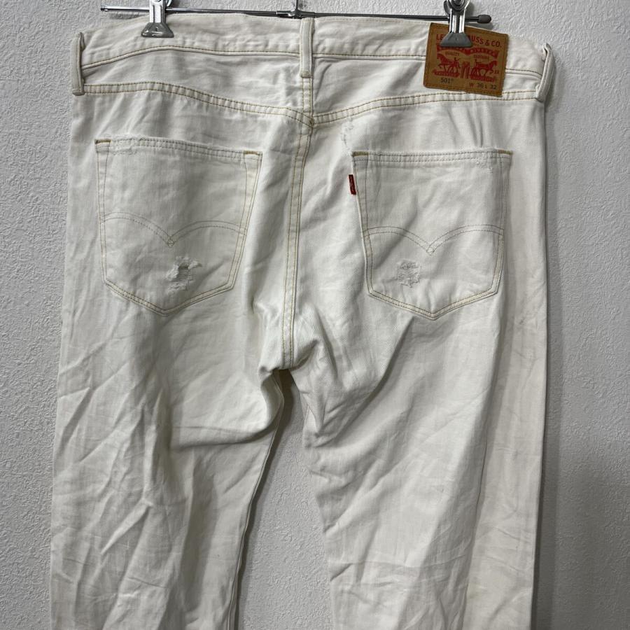 Levi's 501 デニムパンツ W36 ホワイト リーバイス メキシコ製 ボタン