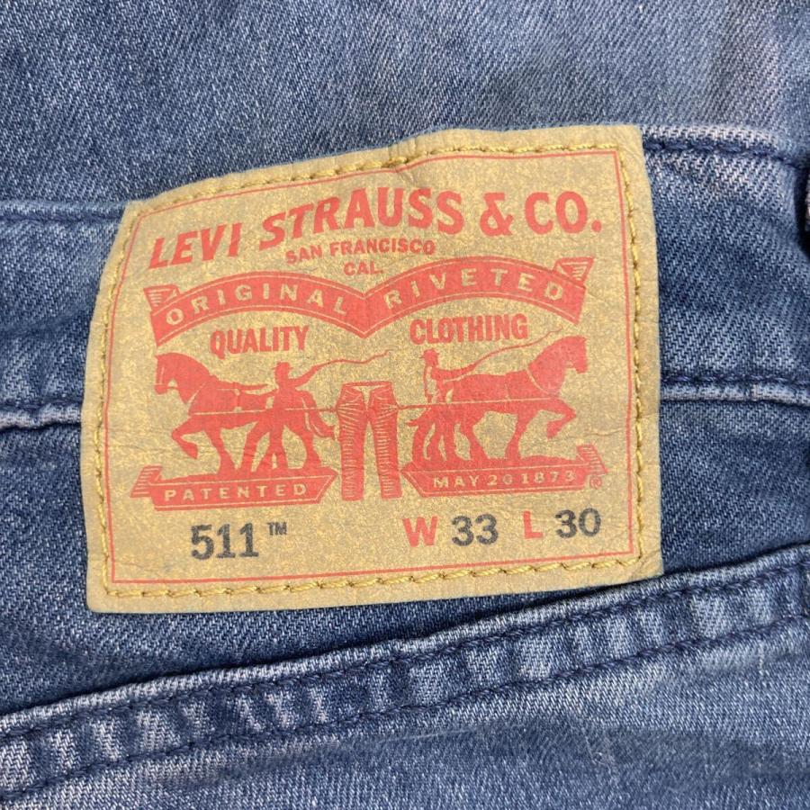 パンツ Levi's 511 USA W33 Levi's 511 デニムパンツ W33 ネイビー リーバイス ジップアップ