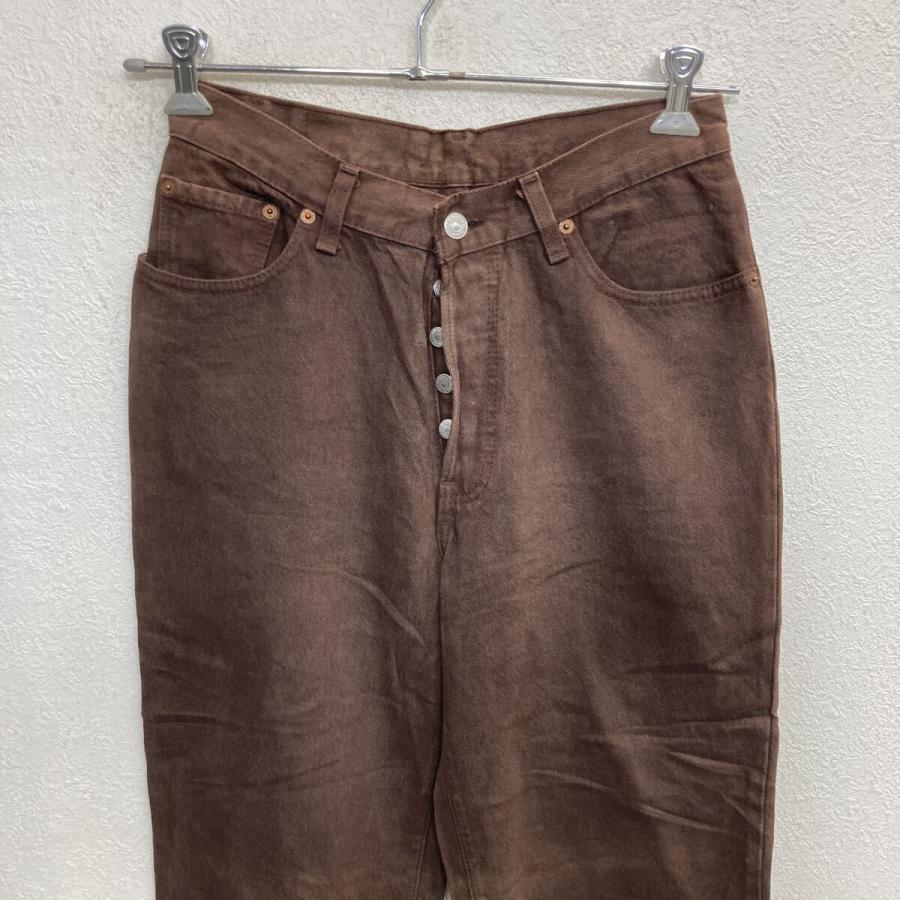 Levi's 501 デニムパンツ 11 ダークブラウン リーバイス ボタンフライ