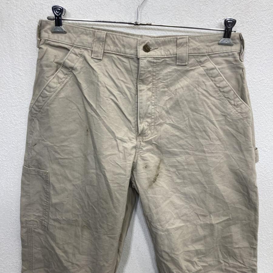 Carhartt ベージュ ワークパンツ Carhartt ワークパンツ W34 サンドベージュ カーハート ジップアップ