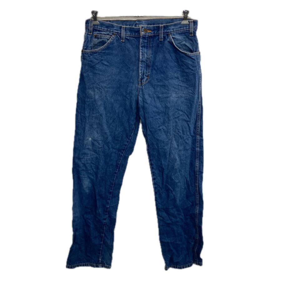 Dickies デニムパンツ W36 ブルー ディッキーズ ジップアップ メキシコ 