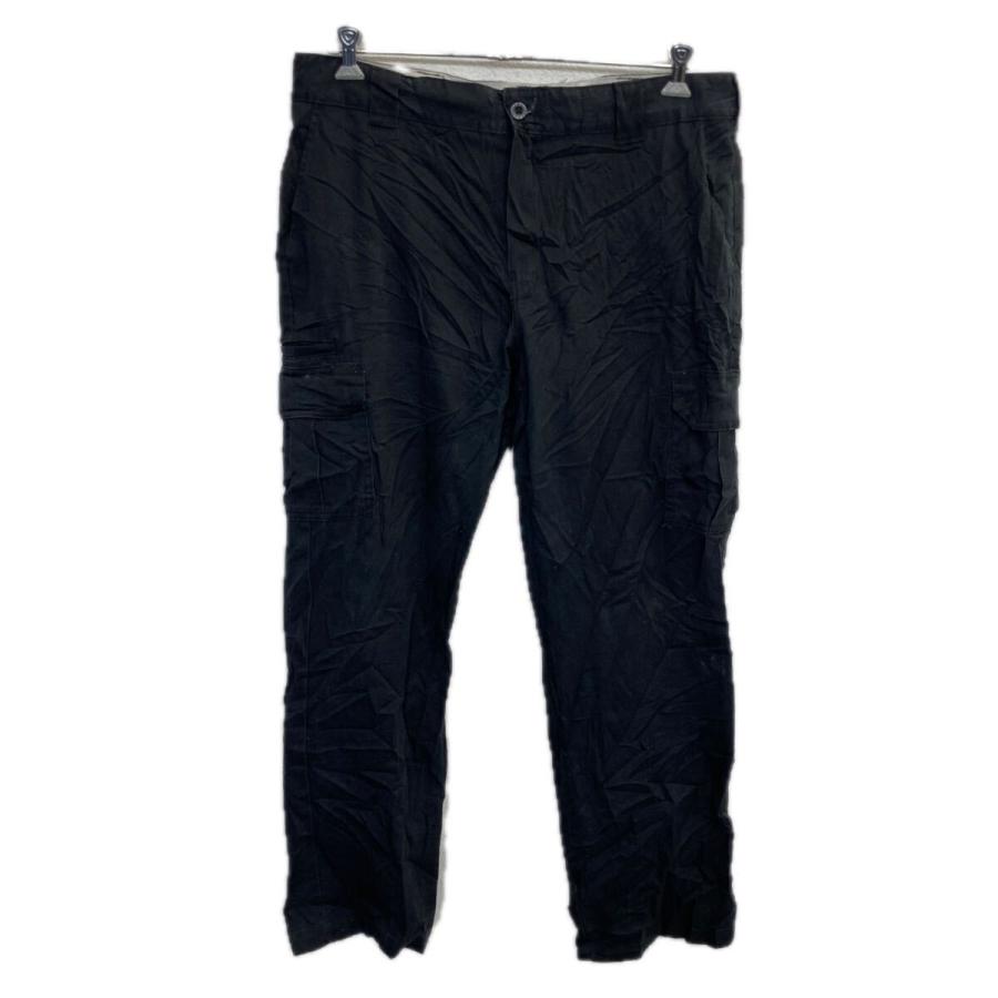 Dickies ワークパンツ W38 ブラック ディッキーズ ジップアップ ワーク