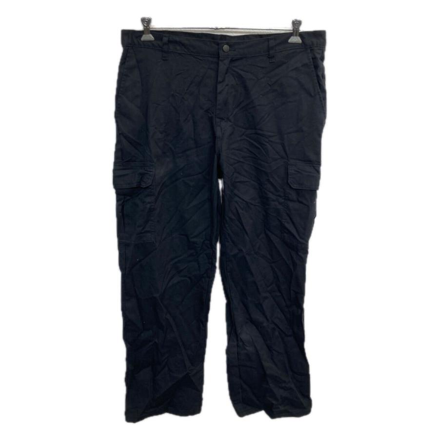 Dickies ワークパンツ W38 ブラック ディッキーズ ジップアップ ワーク 