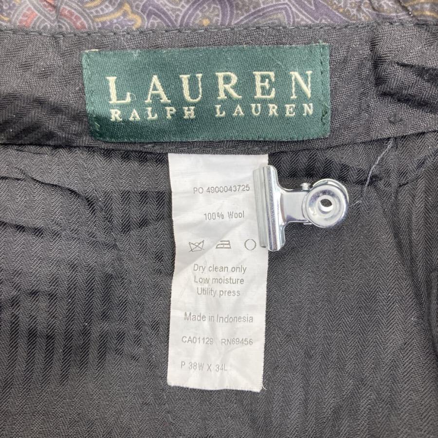LAUREN RALPH スラックス W38 チャコール ローレンラルフローレン
