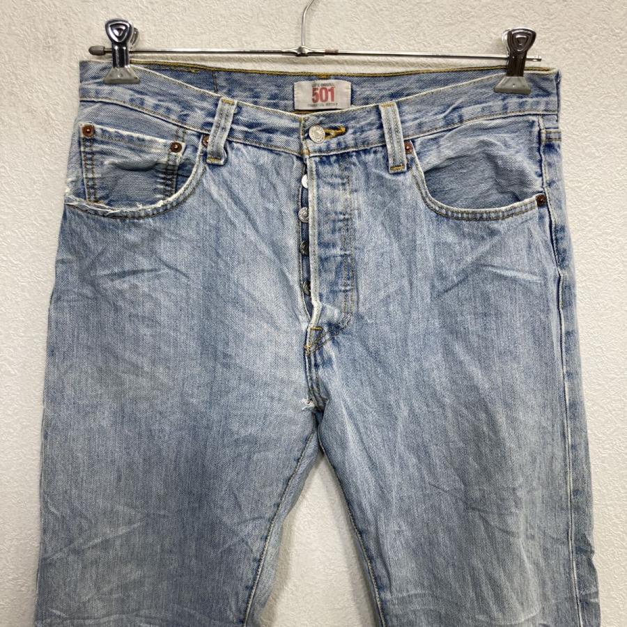限定Levi's 501 W33 L32 ライトブルー デニム Levi's 501 デニムパンツ W33 ライトブルー リーバイス ボタンフライ