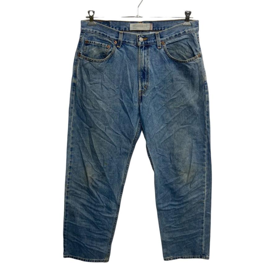 メキシコ製 Levi's 550 デニムパンツ W34 ブルー リーバイス ジップ