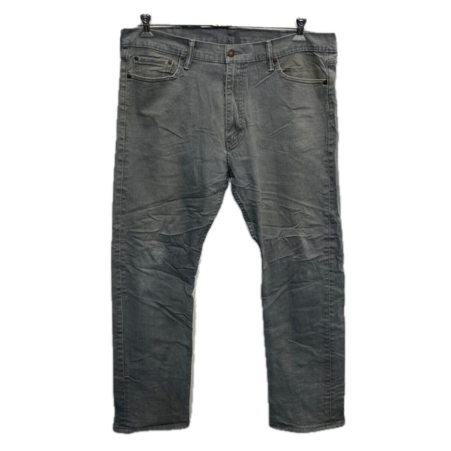 Levi's 513 デニムパンツ W38 グレー リーバイス ジップアップ