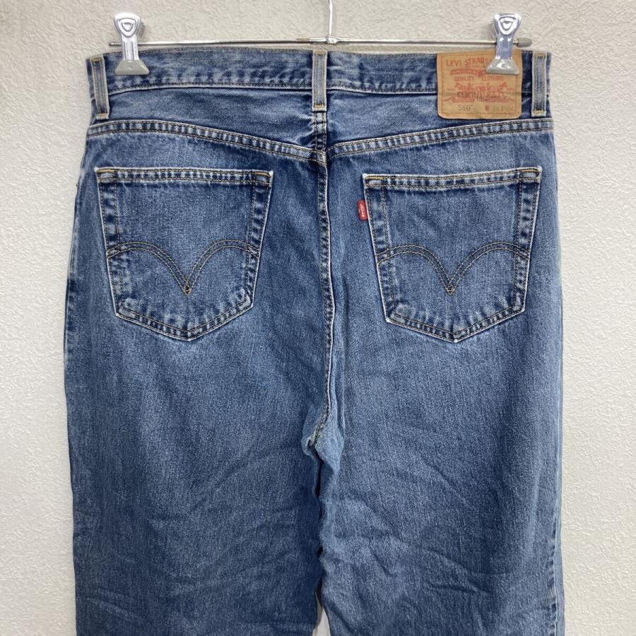 Levi's 560 デニムパンツ W34 ブルー リーバイス ジップアップ