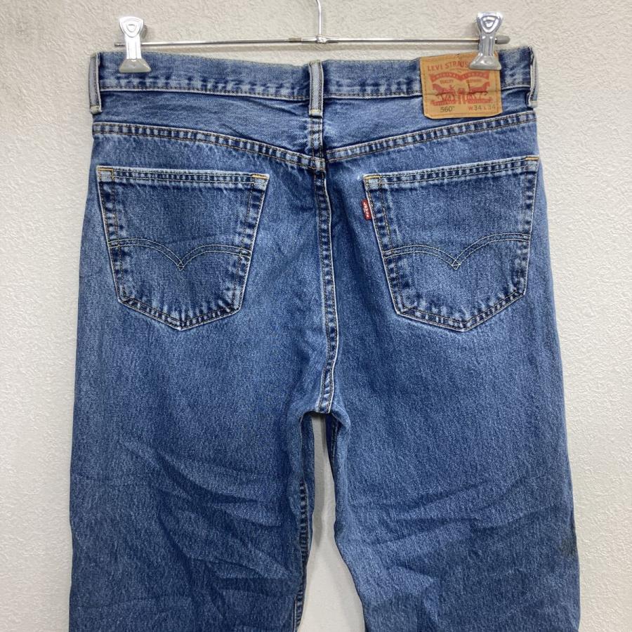 Levi's 560 デニムパンツ W34 ブルー リーバイス ジップアップ