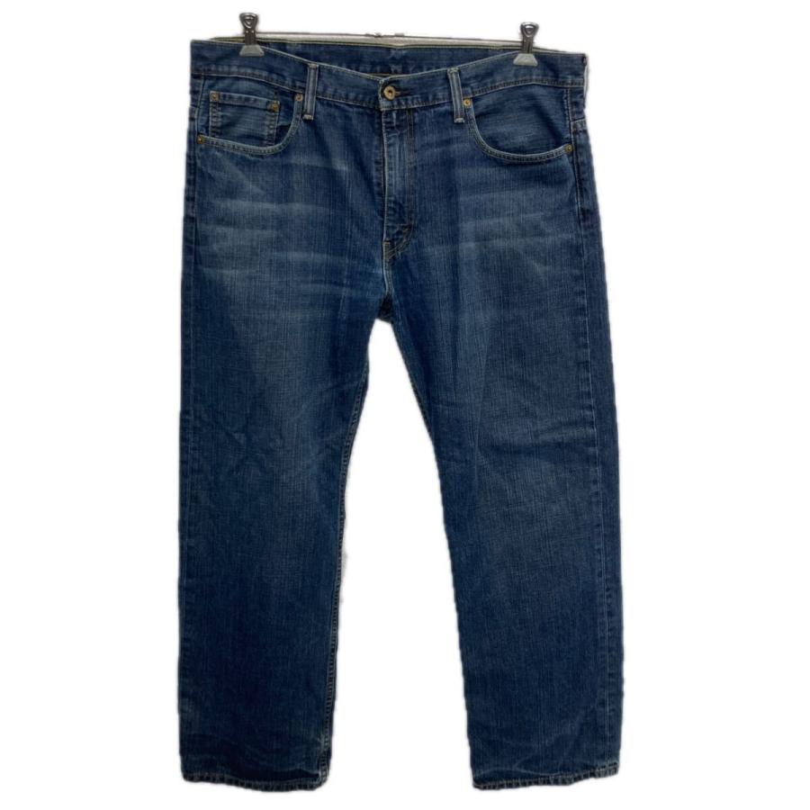 Levi's 569 デニムパンツ W38 ダークブルー リーバイス ジップアップ