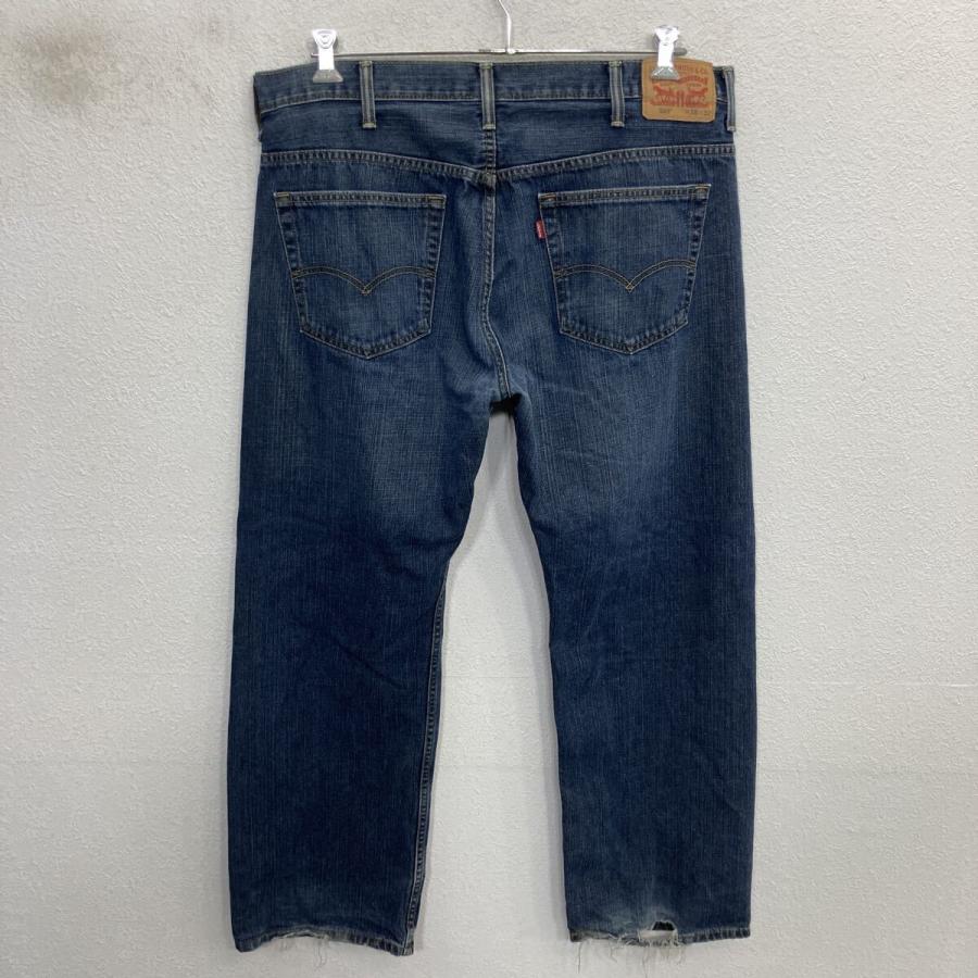 Levi's 569 デニムパンツ W38 ダークブルー リーバイス ジップアップ