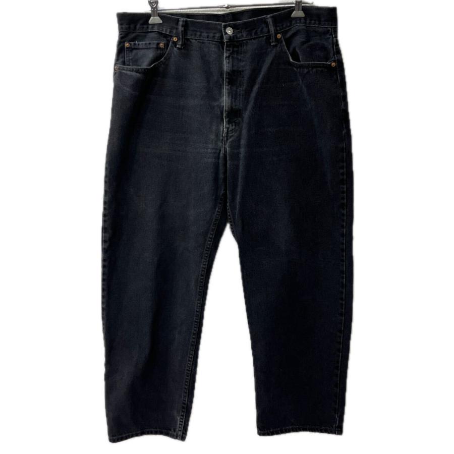 Levi's 550 デニムパンツ W42 ブラック リーバイス ビッグサイズ