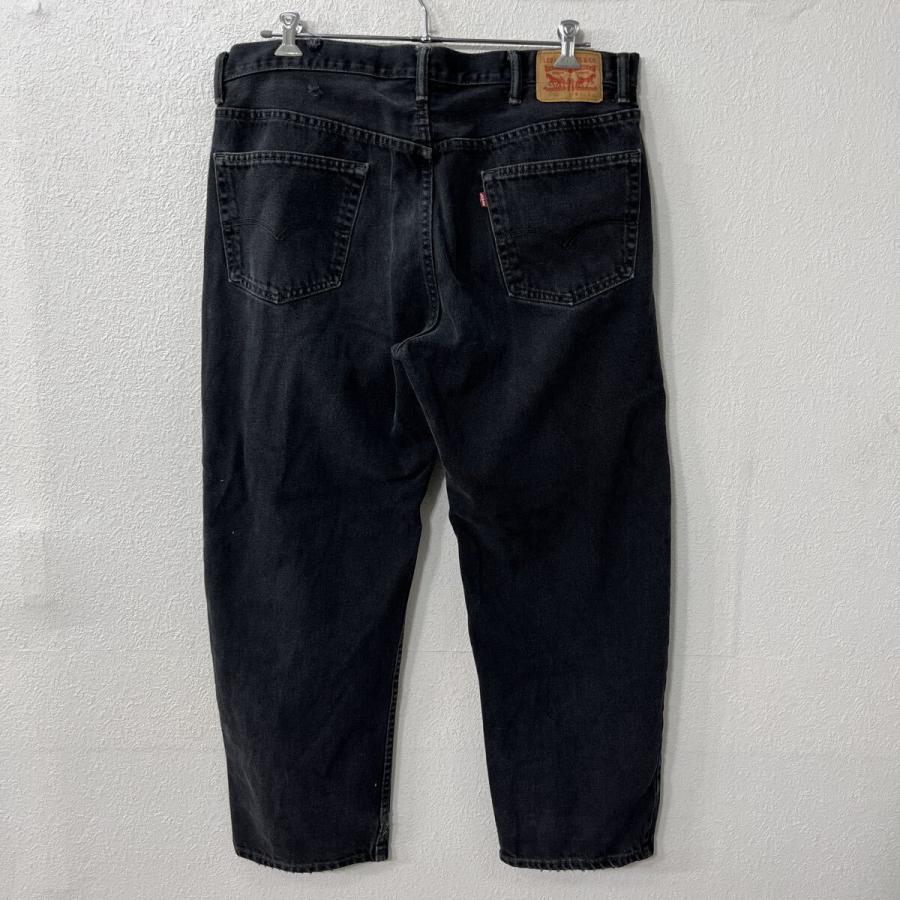 Levi's 550 デニムパンツ W42 ブラック リーバイス ビッグサイズ