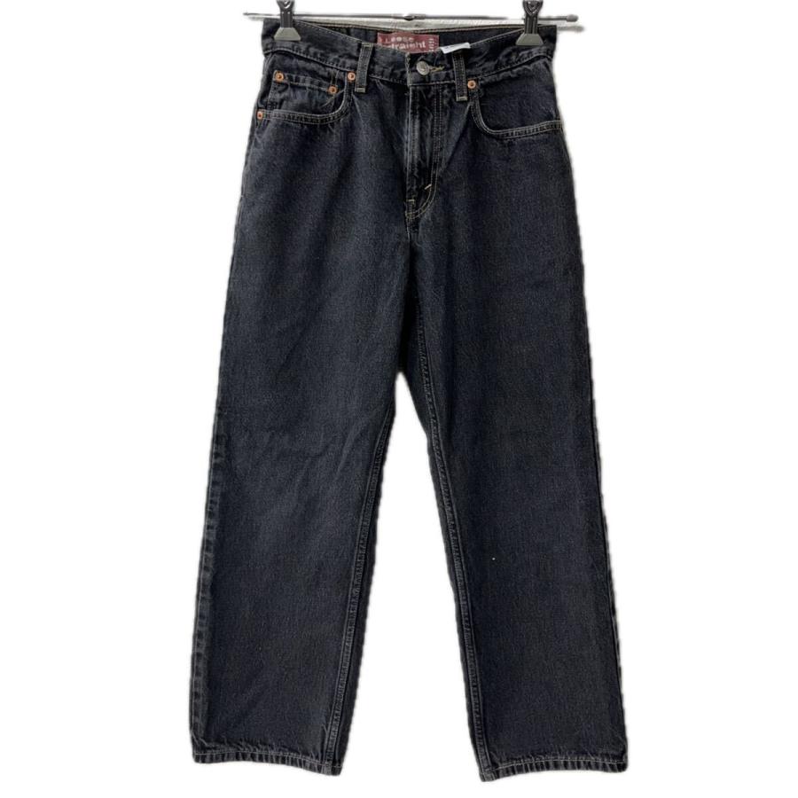 Levi's 569 デニムパンツ W27 ブラック リーバイス ジップアップ