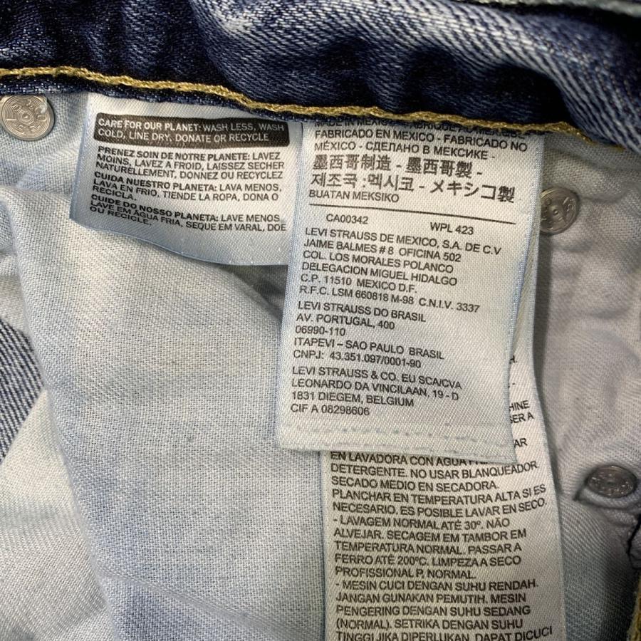 メキシコ製 Levi's 569 デニムパンツ W33 ブルー ジップアップ