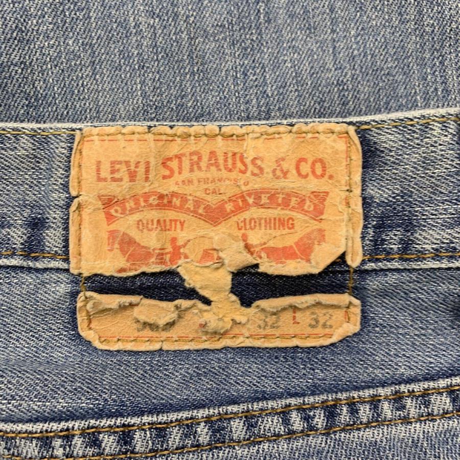 メキシコ製 Levi's 569 デニムパンツ W32 ライトブルー リーバイス