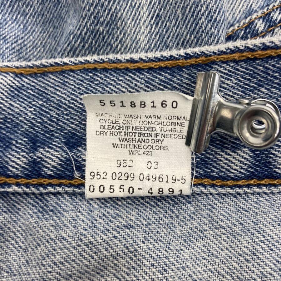 90s メキシコ製 Levi's 550 デニムパンツ W34 ライトブルー リーバイス
