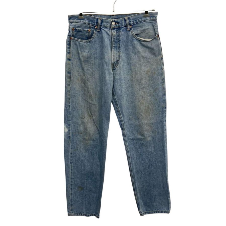 Levi's 550 デニム W34 L30 ライトブルー　OVY Levi's 550 デニムパンツ W34 ライトブルー リーバイス ジップアップ