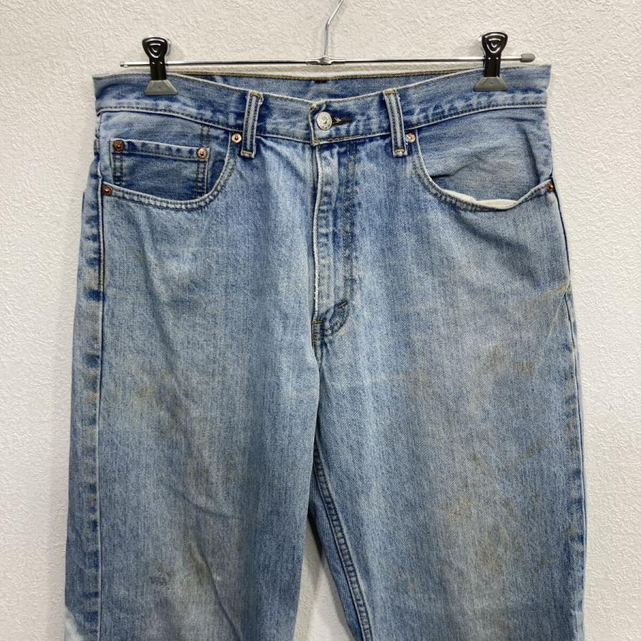 Levi's 550 デニムパンツ W34 ライトブルー リーバイス ジップアップ