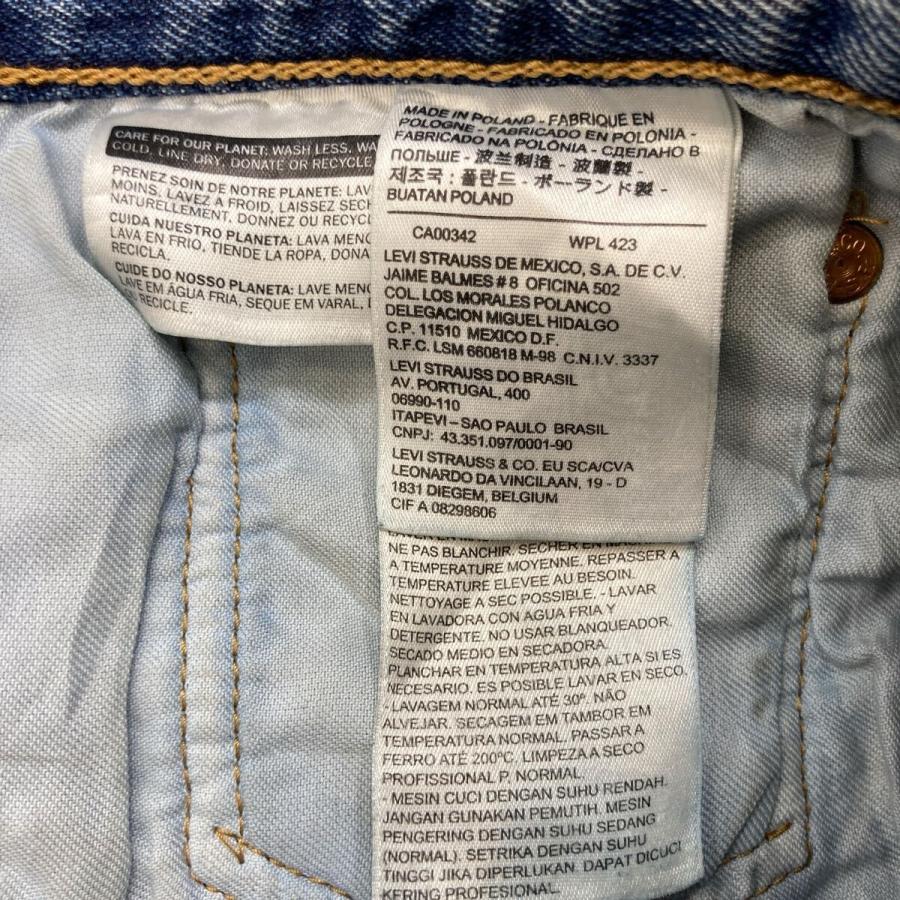 Levi's 501 デニムパンツ W38 インディゴブルー リーバイス ボタン