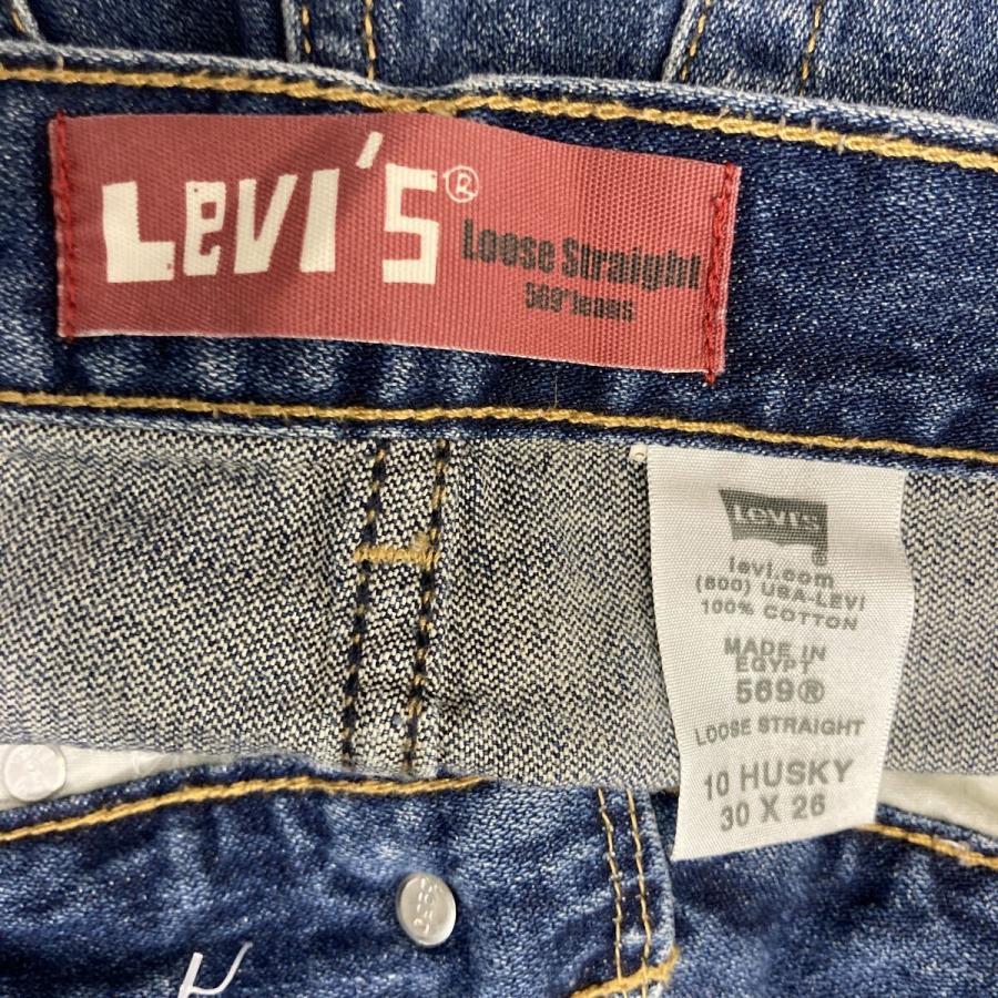 【新品未使用】Levi’s569 濃紺 W30L32 デニム Levi's569 デニムパンツ SIZE10H W30 インディゴブルー リーバイス
