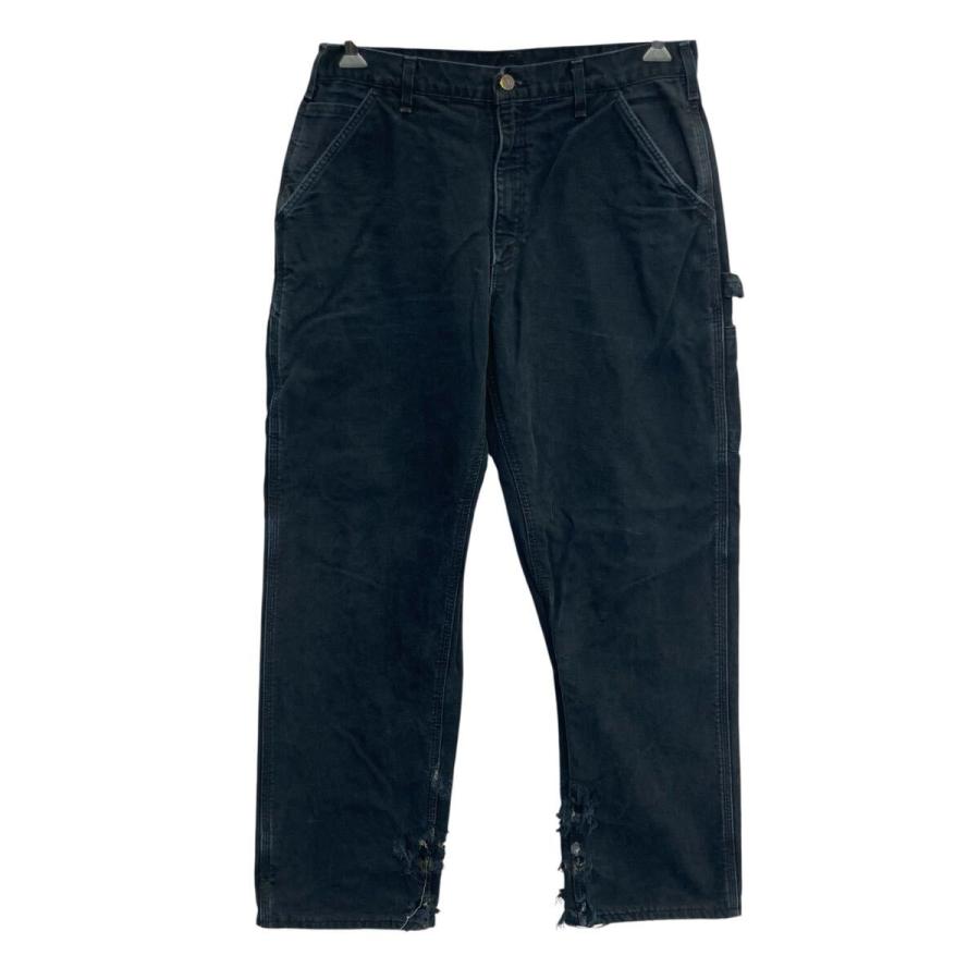 メキシコ製 Carhartt ダック ペインターパンツ W34 ブラック