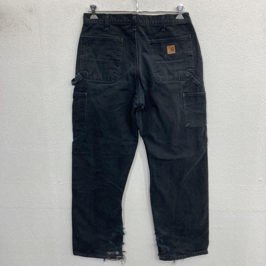 メキシコ製 Carhartt ダック ペインターパンツ W34 ブラック