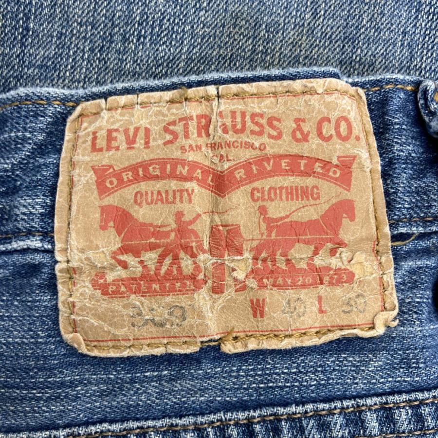 Levi's 569 デニムパンツ W40 ブルー リーバイス ジップアップ ビッグ