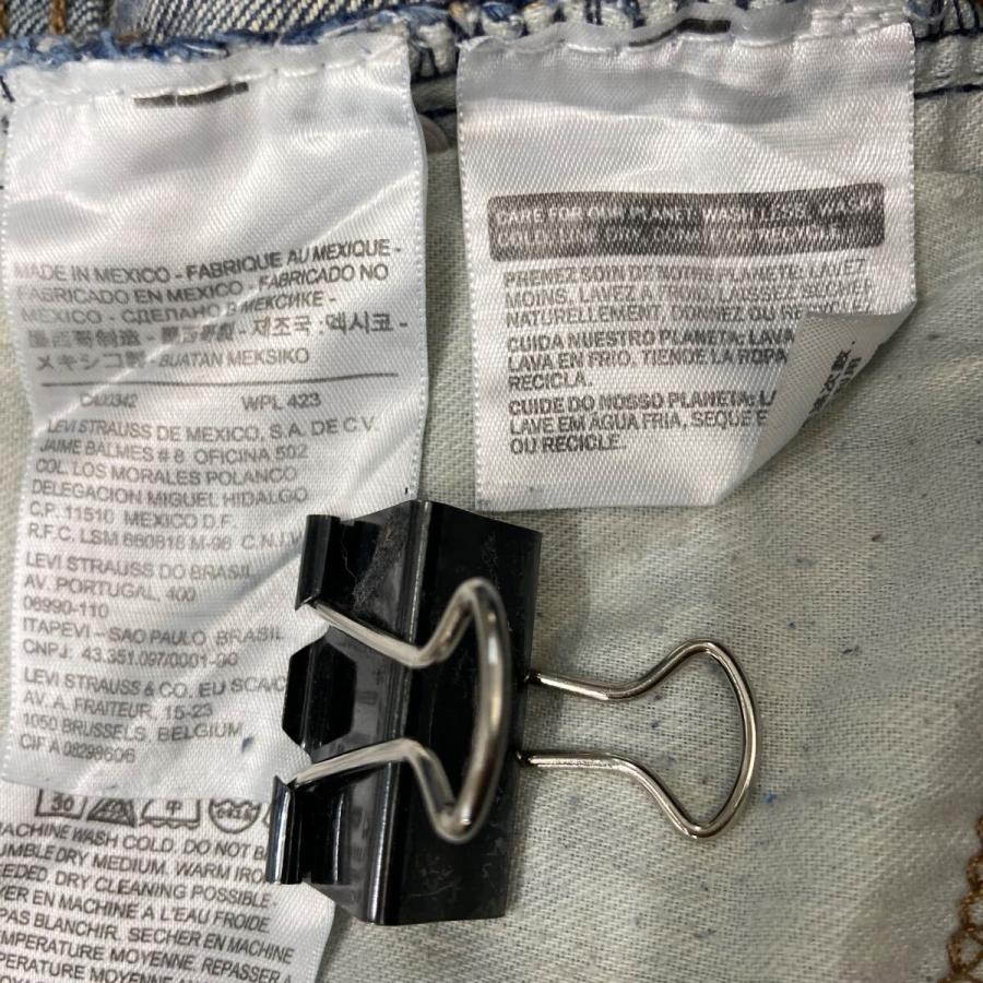 メキシコ製 Levi's 569 デニムパンツ W33 インディゴブルー リーバイス