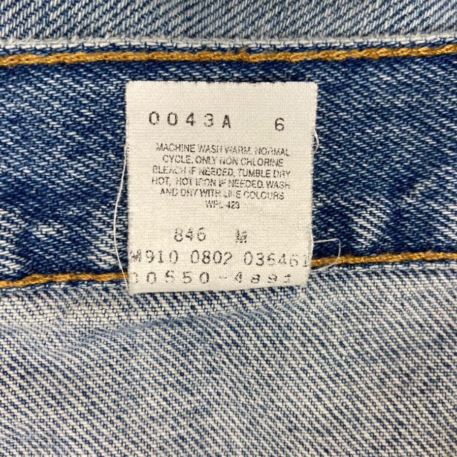 00s カナダ製 Levi's 550 デニムパンツ W36 ライトブルー リーバイス