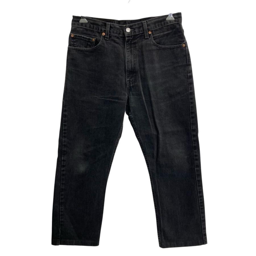 00s USA製 Levi's 505 デニムパンツ W34 ブラック リーバイス ジップ