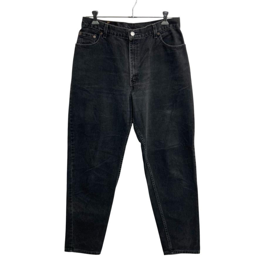 00s USA製 Levi's 550 デニムパンツ W32 ブラック リーバイス ジップ