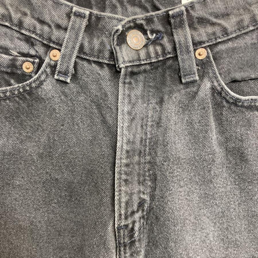 90s USA製 Levi's 512 レディース デニムパンツ W24 ブラック