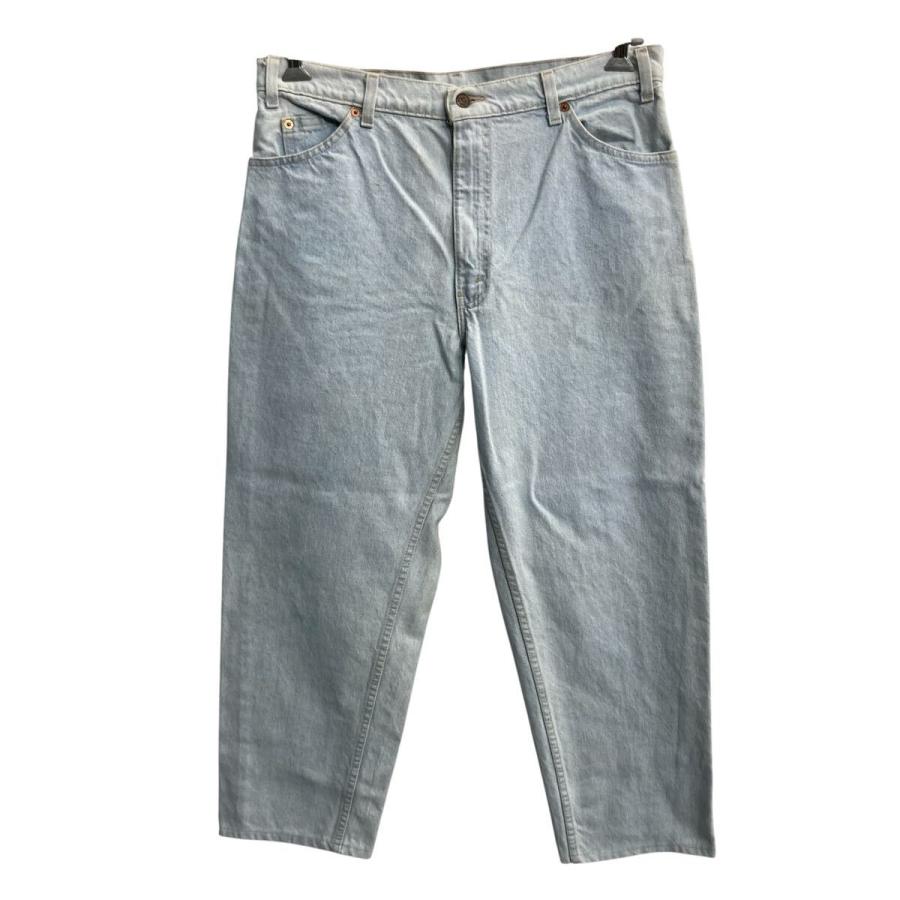 00s USA製 Levi's 550 デニムパンツ W36 アイスブルー リーバイス