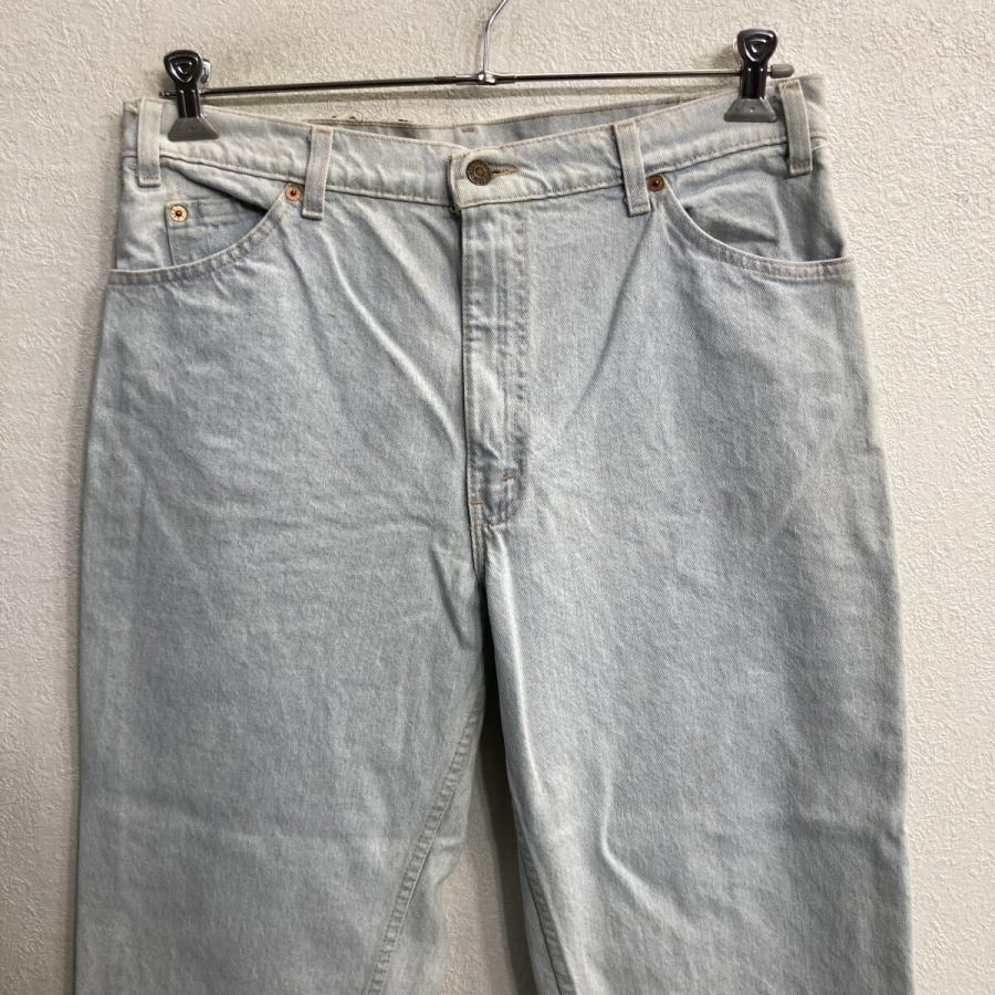 00s USA製 Levi's 550 デニムパンツ W36 アイスブルー リーバイス