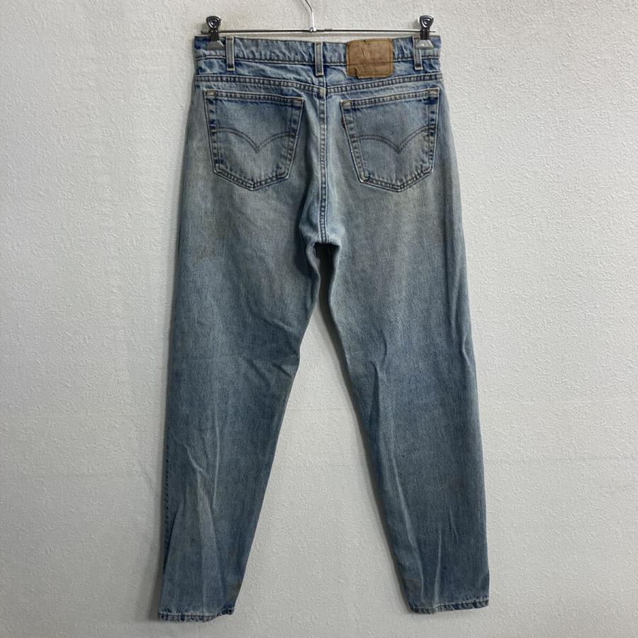 90s USA製 Levi's 550 デニムパンツ W34 ブルー リーバイス ジップ