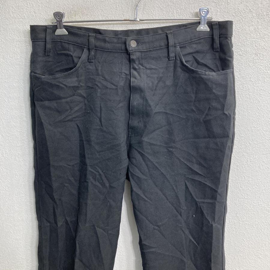 90s Levi's スタプレ スラックスパンツ XL〜 ブラック リーバイス